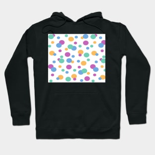 geometric figures, circles of vibrant colors Hoodie